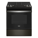 5.0 Cu. Ft. Whirlpool Gas Range with Frozen Bake Technology WEG515S0LV-Black Stainless