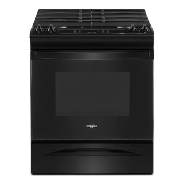 5.0 Cu. Ft. Whirlpool Gas Range with Frozen Bake Technology WEG515S0LB-Black