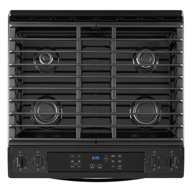 5.0 Cu. Ft. Whirlpool Gas Range with Frozen Bake Technology WEG515S0LB-Black