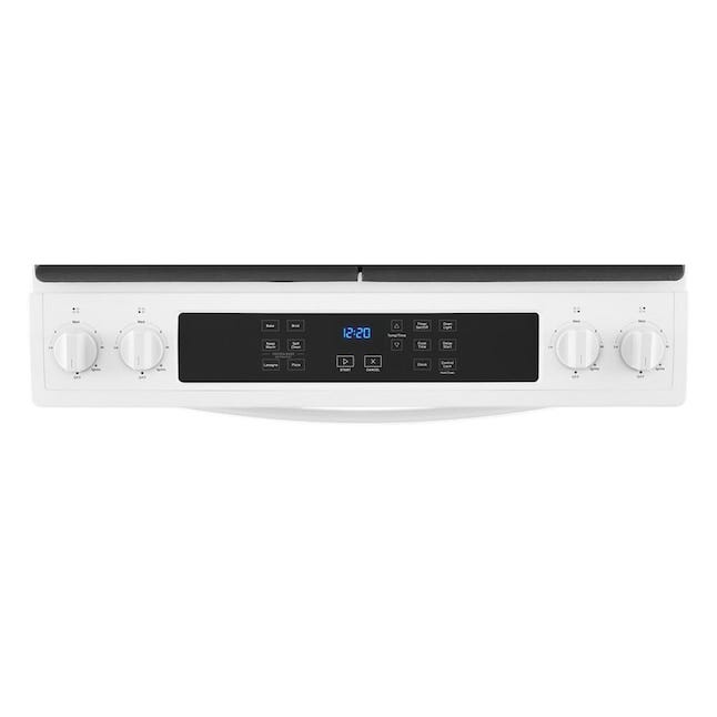 5.0 Cu. Ft. Whirlpool Gas Range with Frozen Bake Technology WEG515S0LW