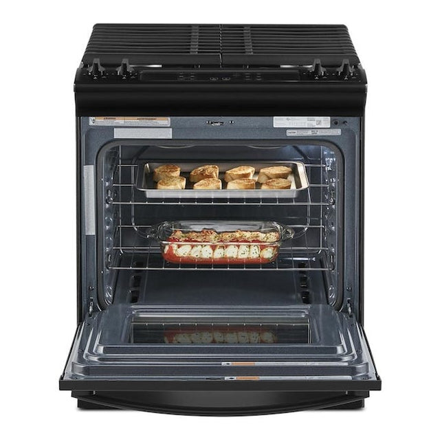 5.0 Cu. Ft. Whirlpool Gas Range with Frozen Bake Technology WEG515S0LB-Black