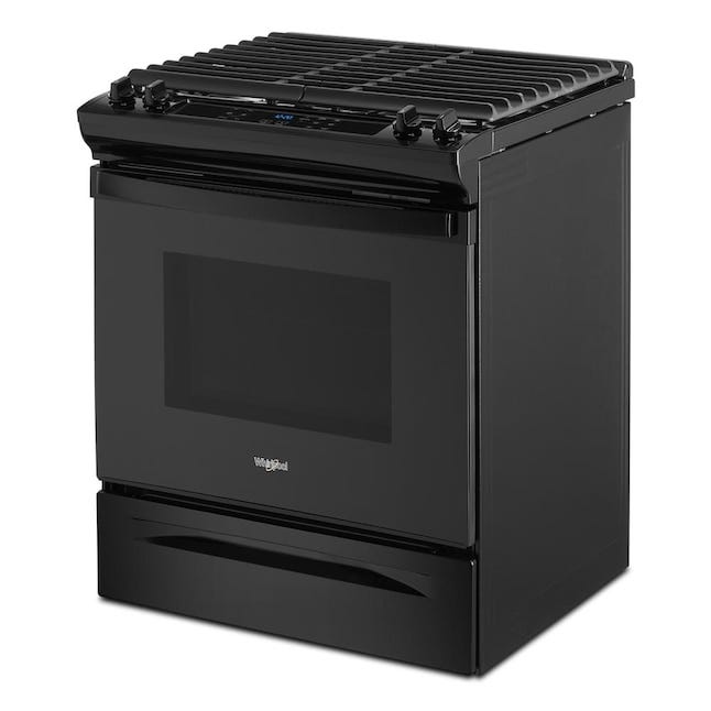5.0 Cu. Ft. Whirlpool Gas Range with Frozen Bake Technology WEG515S0LB