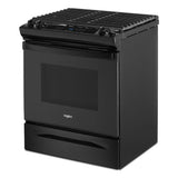 5.0 Cu. Ft. Whirlpool Gas Range with Frozen Bake Technology WEG515S0LB-Black