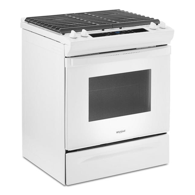 5.0 Cu. Ft. Whirlpool Gas Range with Frozen Bake Technology WEG515S0LW