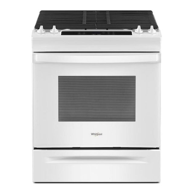 5.0 Cu. Ft. Whirlpool Gas Range with Frozen Bake Technology WEG515S0LW-White