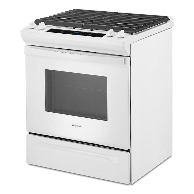 5.0 Cu. Ft. Whirlpool Gas Range with Frozen Bake Technology WEG515S0LW