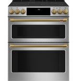 Café Front Control Electric Knobs and Handles - Brushed Bronze CXFCEHKPMCG