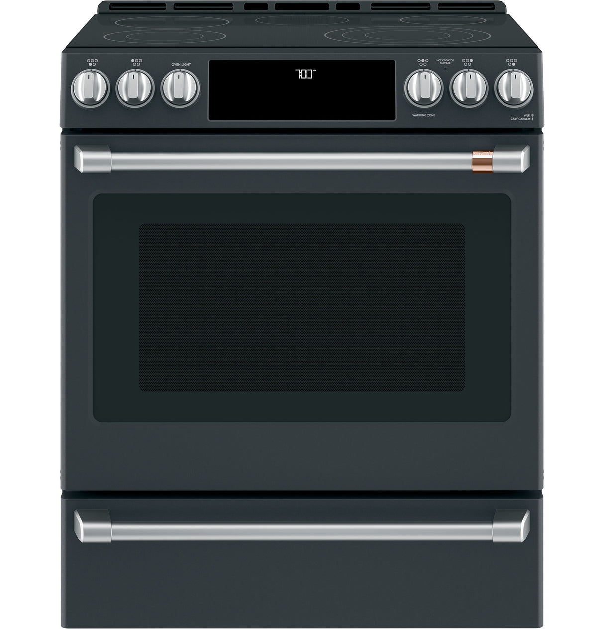 CAFÉ™ Front Control Electric Knobs and Handles - Brushed Stainless CXFCEHKPMSS