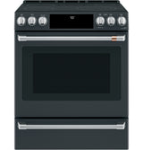 CAFÉ™ Front Control Electric Knobs and Handles - Brushed Stainless CXFCEHKPMSS
