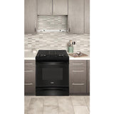 5.0 Cu. Ft. Whirlpool Gas Range with Frozen Bake Technology WEG515S0LB-Black