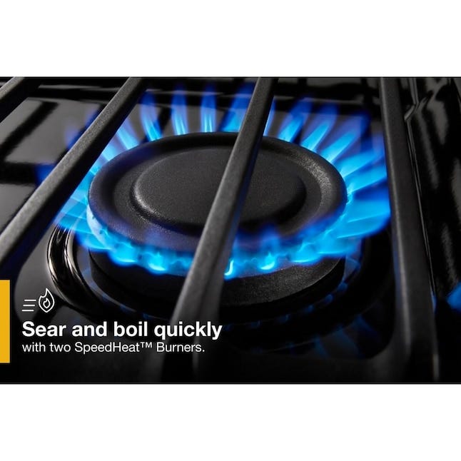 5.0 Cu. Ft. Whirlpool Gas Range with Frozen Bake Technology WEG515S0LW