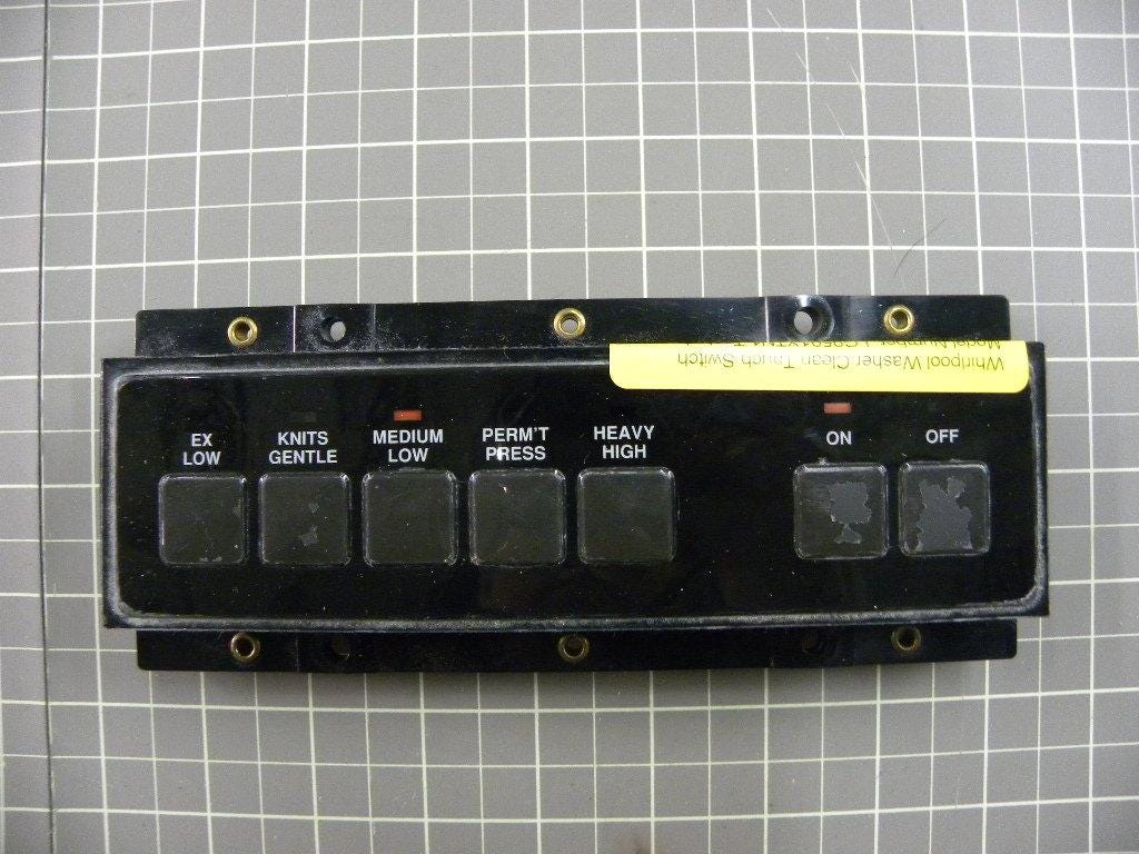 Whirlpool Dryer Clean Touch Switch 3393836