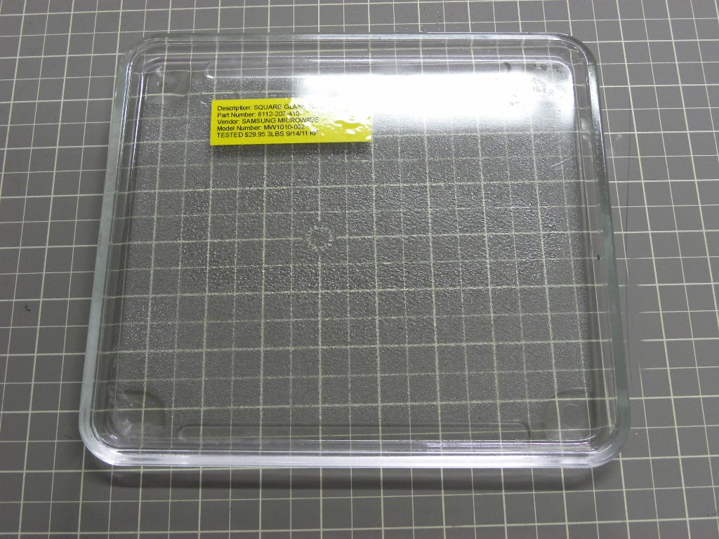 Square Glass Tray (9 x 8") 6112-207-410