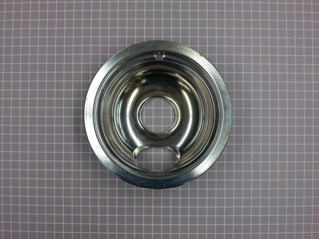 Whirlpool Range Drip Bowl 6" Chrome 308539