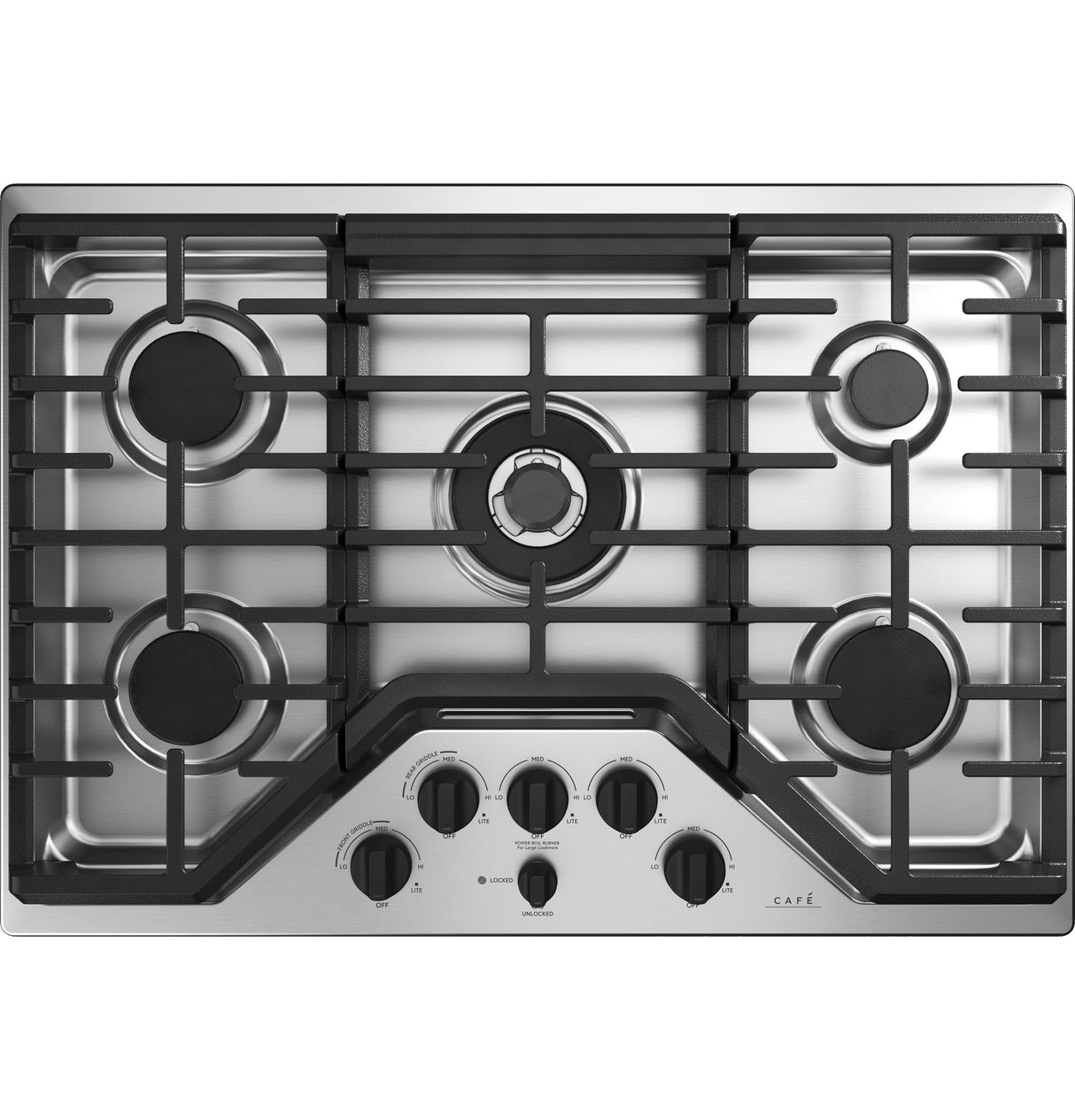 CAFÉ™ 5 Gas Cooktop Knobs - Flat Black CXCG1K0PMFB