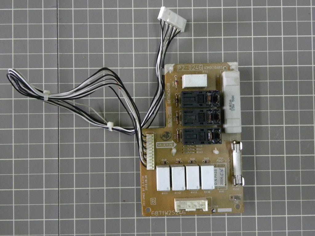 GE Microwave Relay PCB WB27X10914