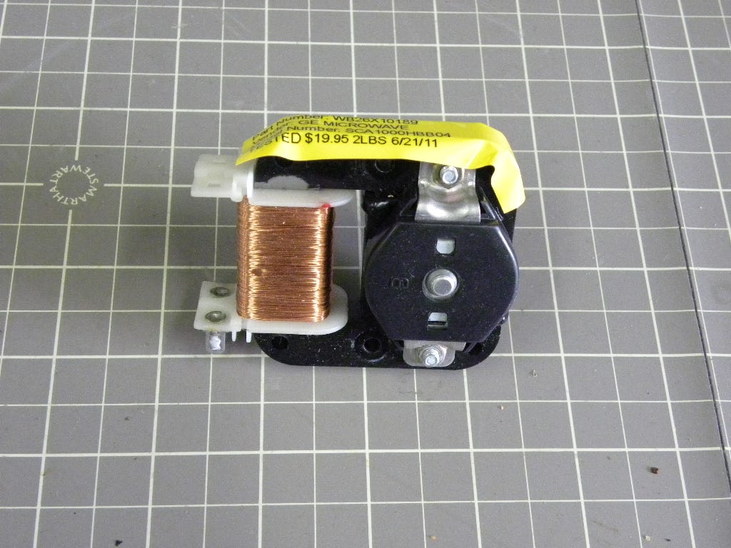 GE Microwave Fan Motor WB26X10189