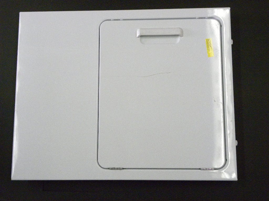 GE Dryer Front Panel (White) WE20M405