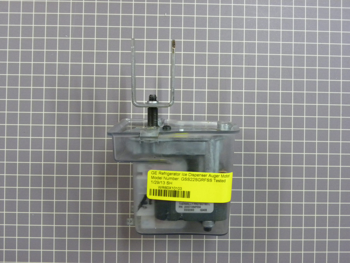 Ice Dispenser Auger Motor WR60X10103