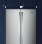 GE® ENERGY STAR® 24.7 Cu. Ft. French-Door Refrigerator GNE25JYKFS-Fingerprint Resistant Stainless Steel