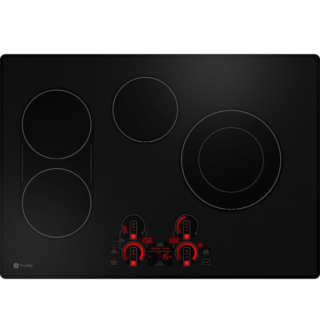 GE Profile 30" Built-In Touch Control Electric Cooktop PEP7030DTBB