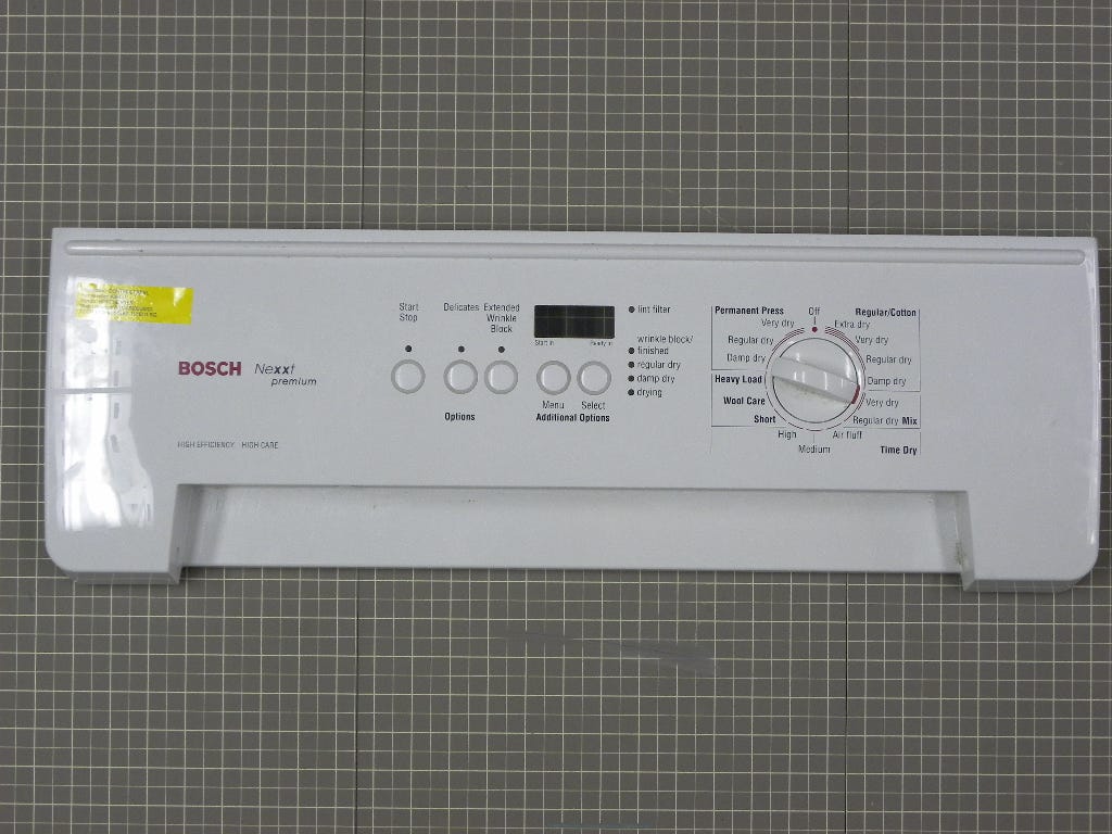 Bosch Dryer Control Panel 436431