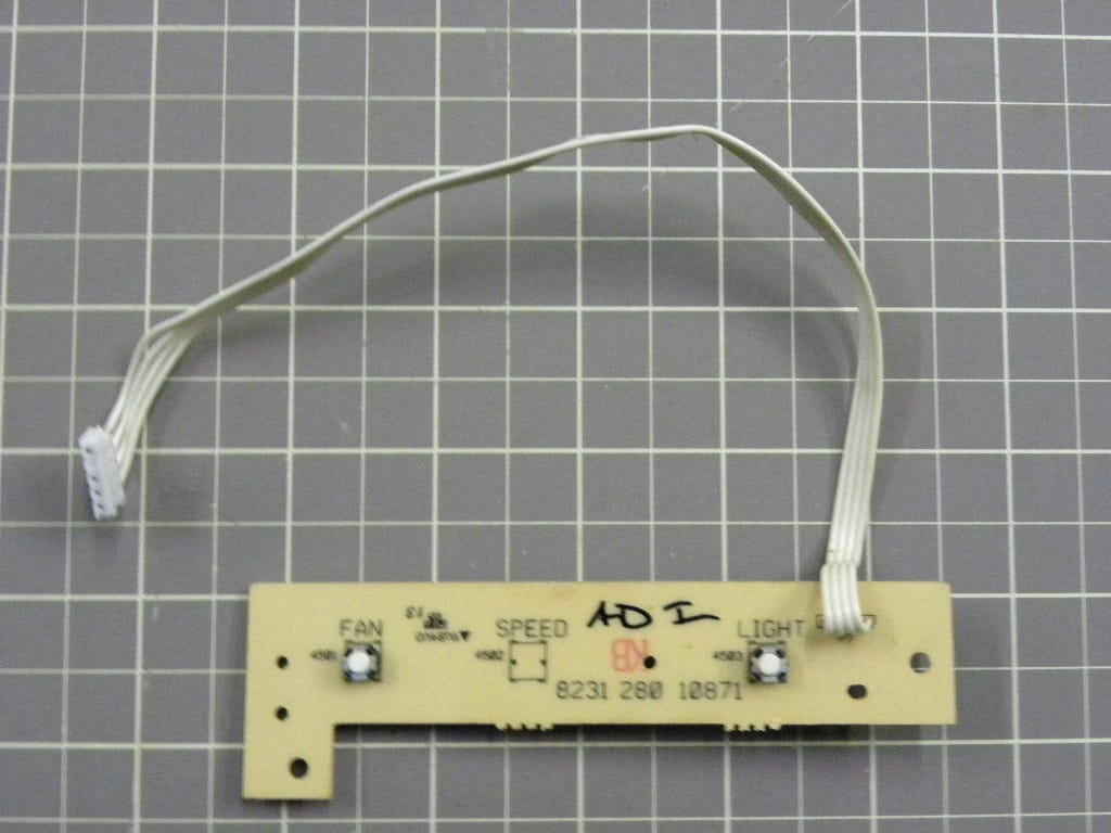 Whirlpool Microwave Keyboard Microcomputer 8205077