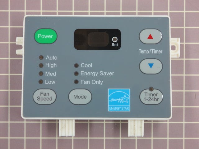 Soleus Air Conditioner Control Panel SG-WAC-08ESEA