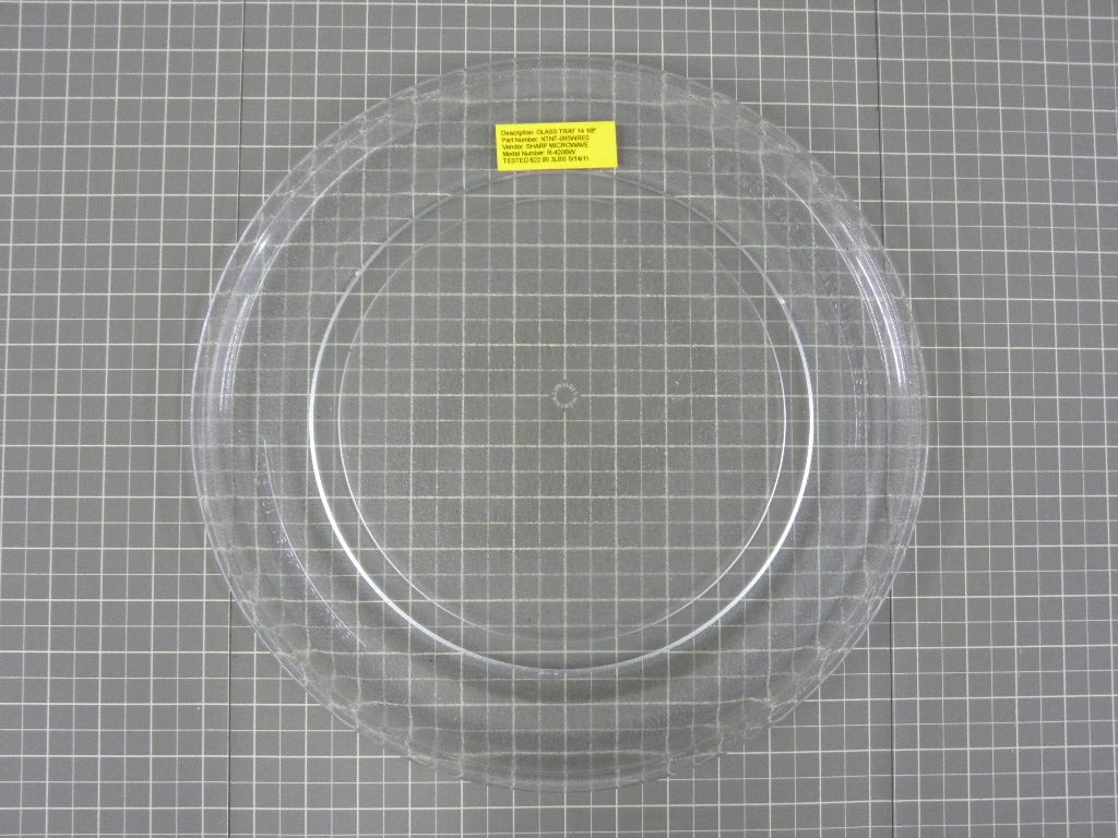 Sharp Microwave Glass Tray (14 3/8") NTNT-095WRE0