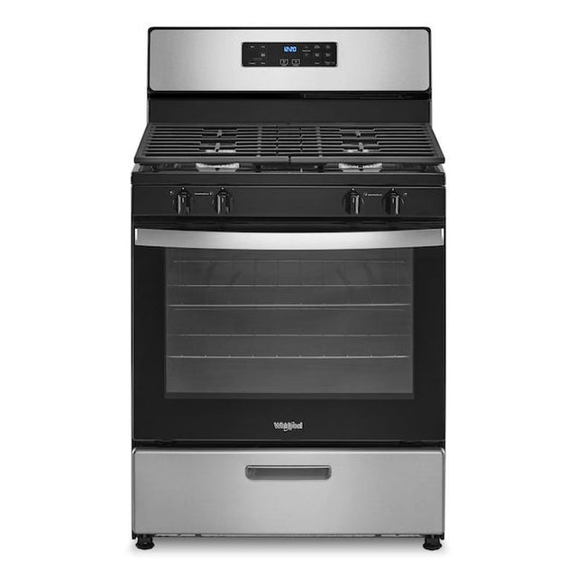 Whirlpool 5.1 Cu. Ft. Freestanding Gas Range with Broiler Drawer WFG320M0MS-Stainless Steel