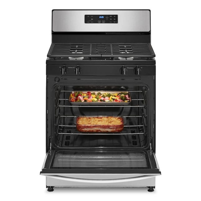 Whirlpool 5.1 Cu. Ft. Freestanding Gas Range with Broiler Drawer WFG320M0MS