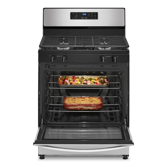 Whirlpool 5.1 Cu. Ft. Freestanding Gas Range with Broiler Drawer WFG320M0MS-Stainless Steel