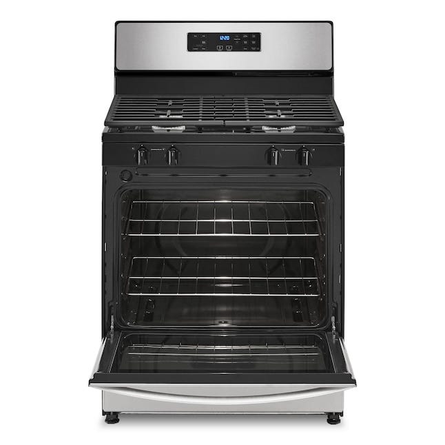Whirlpool 5.1 Cu. Ft. Freestanding Gas Range with Broiler Drawer WFG320M0MS