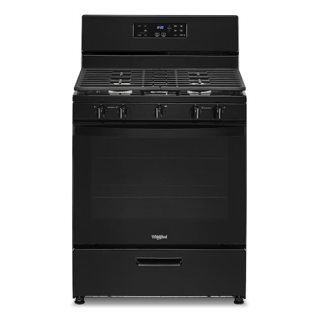 Whirlpool 5.1 Cu. Ft. Freestanding Gas Range with Edge to Edge Cooktop  WFG505M0MB