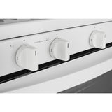 Whirlpool 5.1 Cu. Ft. Freestanding Gas Range with Edge to Edge Cooktop WFG505M0MW-White