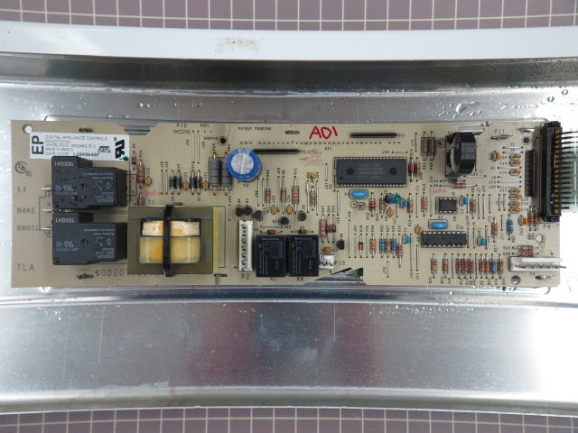 Control Panel and Control Board 8272437
