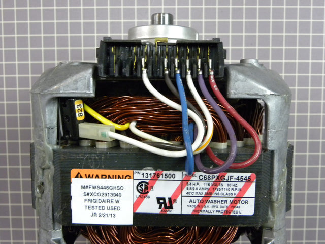 Motor W/ Pulley 3/4HP 2SP 131761500