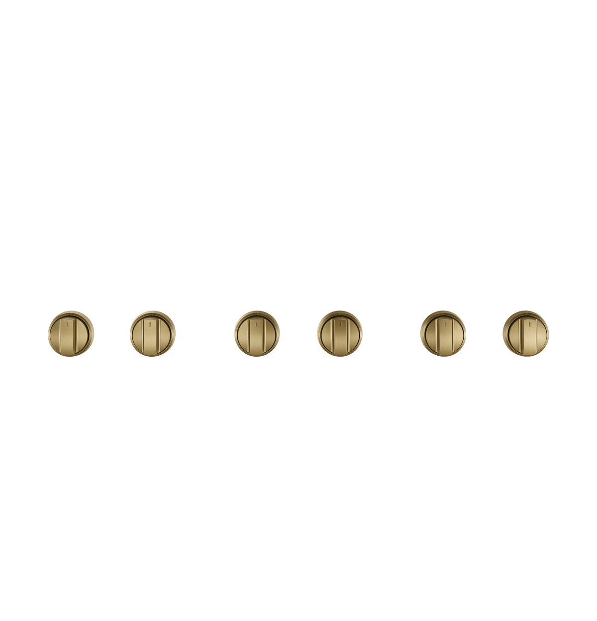 CAFÉ™ 36" Brushed Brass Handle & Knob Set for Pro Range and Rangetop CXPR6HKPTCG