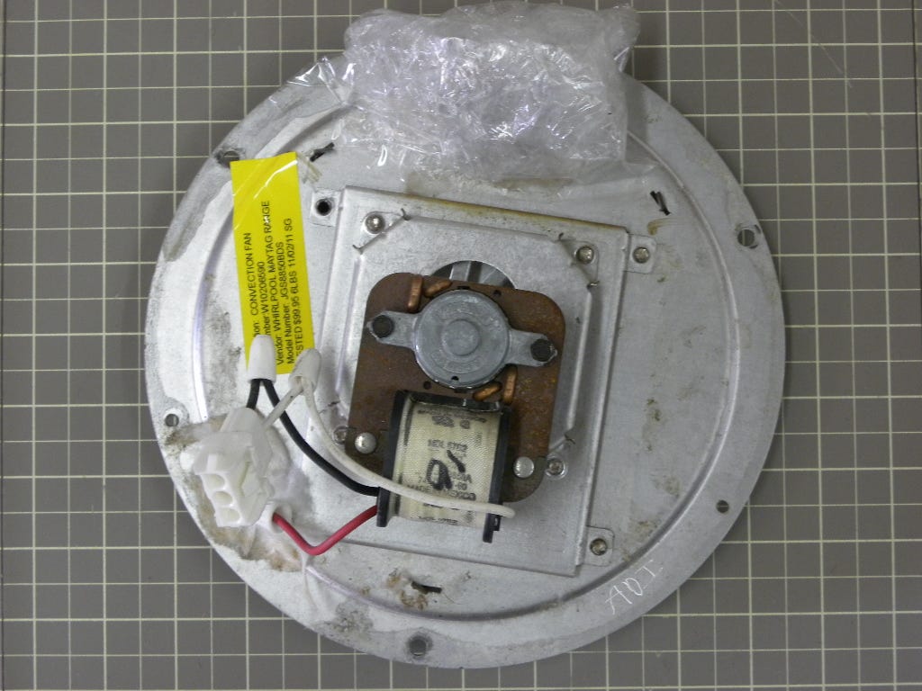 Whirlpool Range Convection Fan W10206590