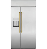 CAFÉ™ Refrigeration Handle Kit - Brushed Brass CXSS2H2PMCG