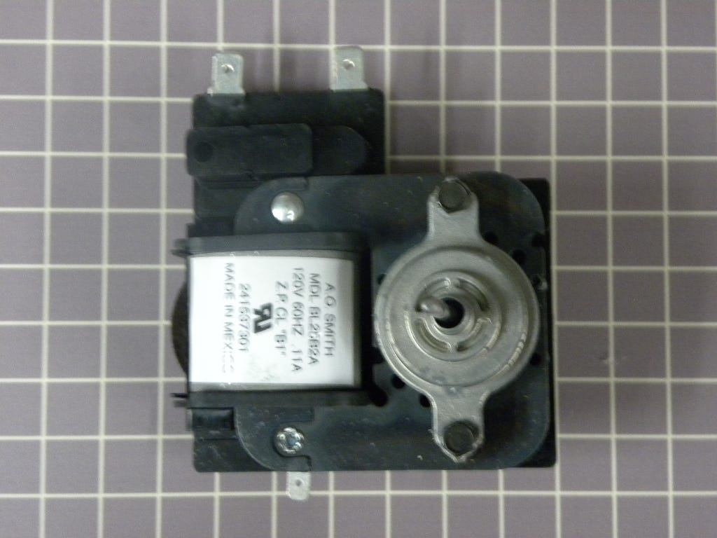 Electrolux Refrigerator Evaporator Fan Motor 241537301