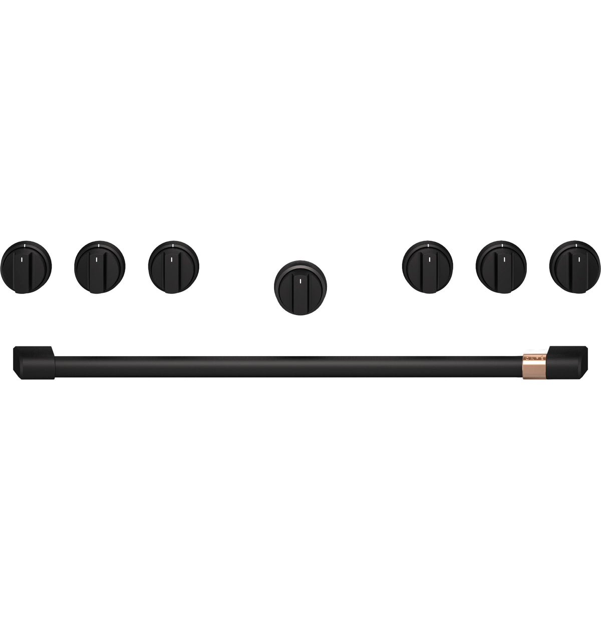 CAFÉ™ 36" Flat Black Handle & Knob Set for Pro Range and Rangetop CXPR6HKPTFB