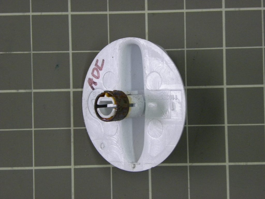 Whirlpool Dryer Knob (White) 8182519
