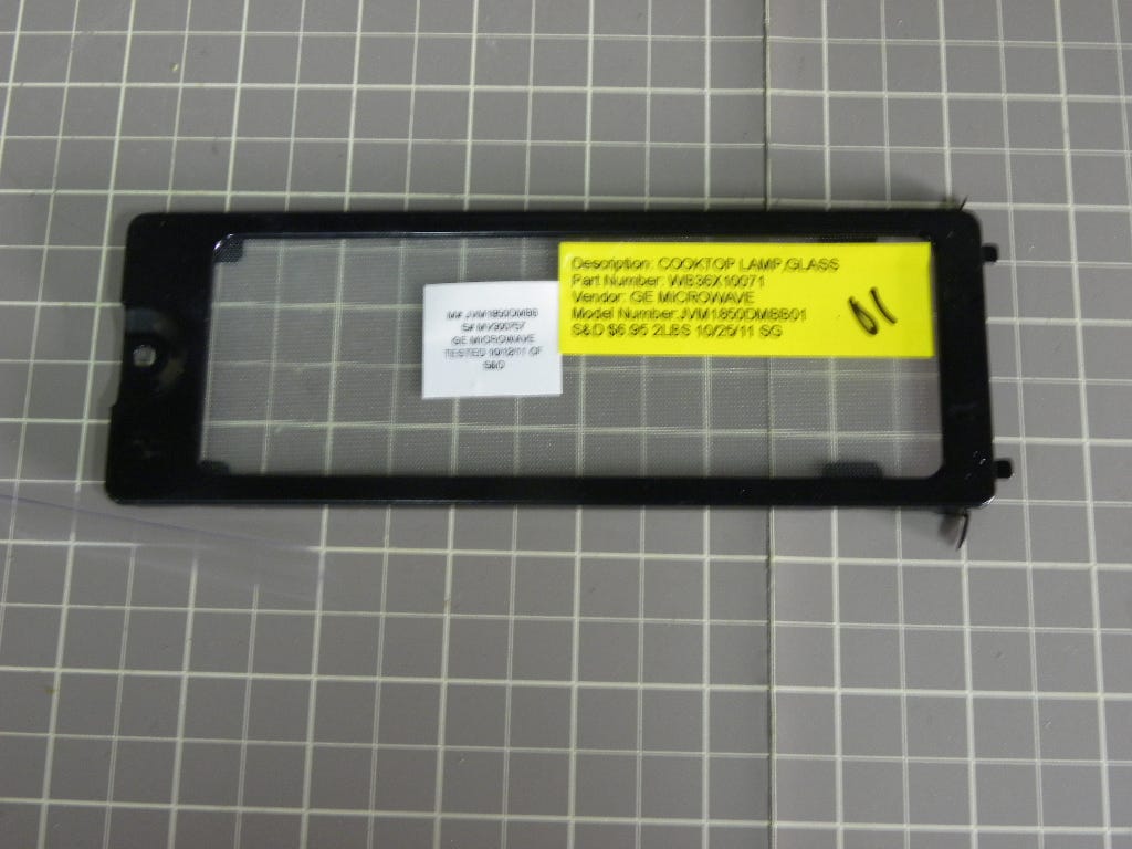 Glass Cooktop Lamp WB36X10071