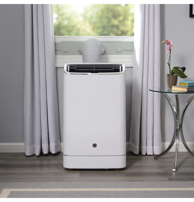 GE 14,000 BTU Heat/Cool Portable Air Conditioner for Medium Rooms up to 550 sq ft. (9,950 BTU SACC) APSA13YBMW