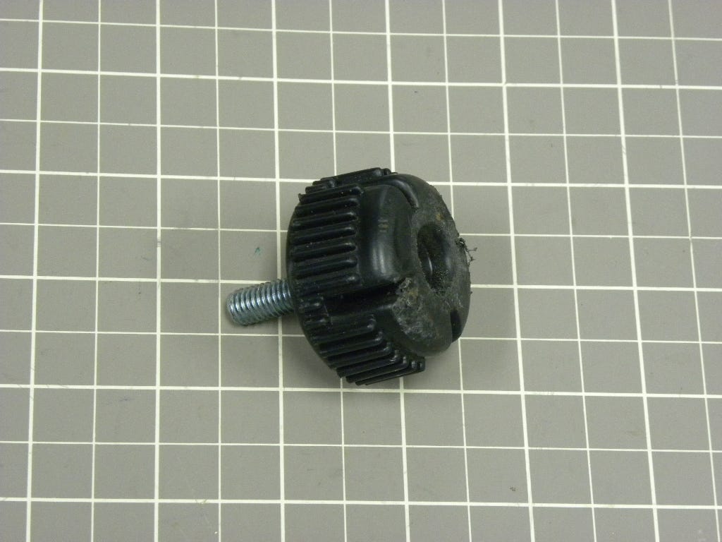 GE Refrigerator Foot Front (Black) WR02X12606