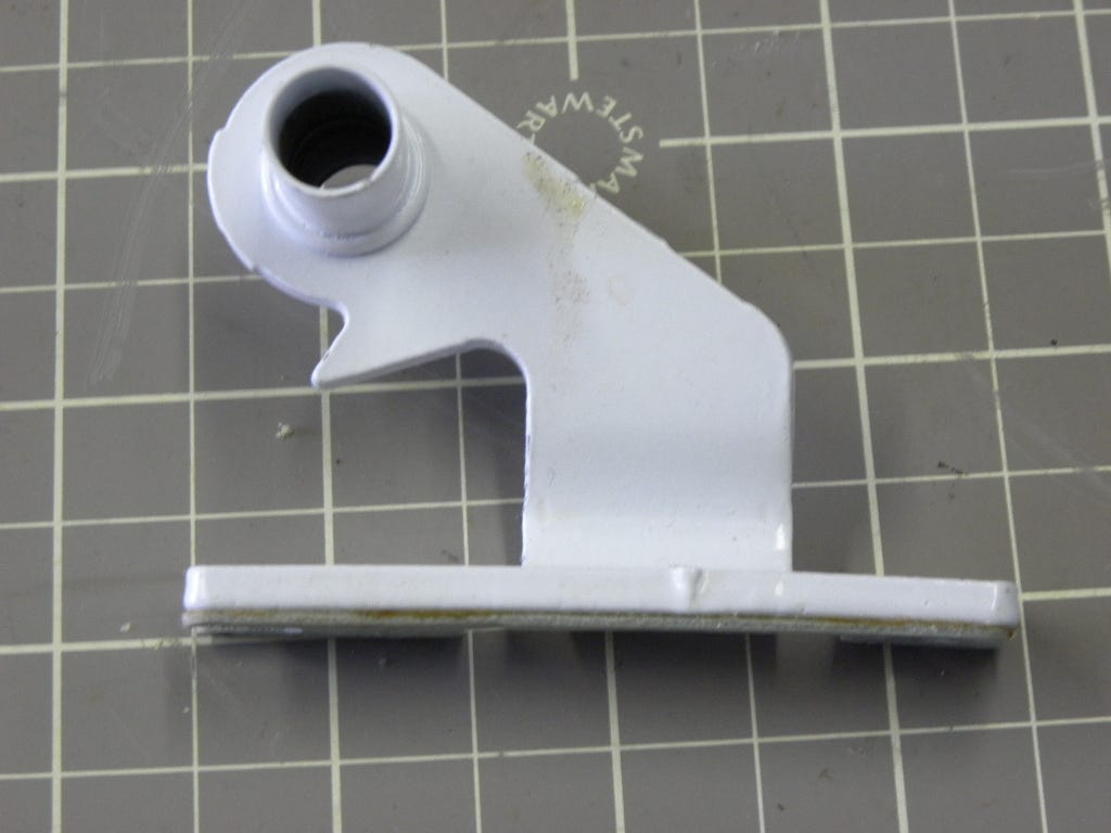 GE Refrigerator Center Hinge (White) WR13X677