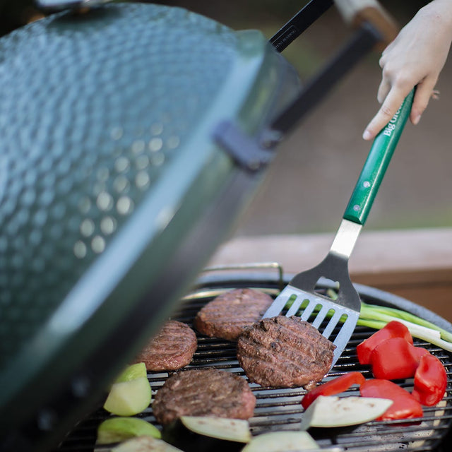 Stainless BBQ Tool Set with Wood Handles BGE-127686