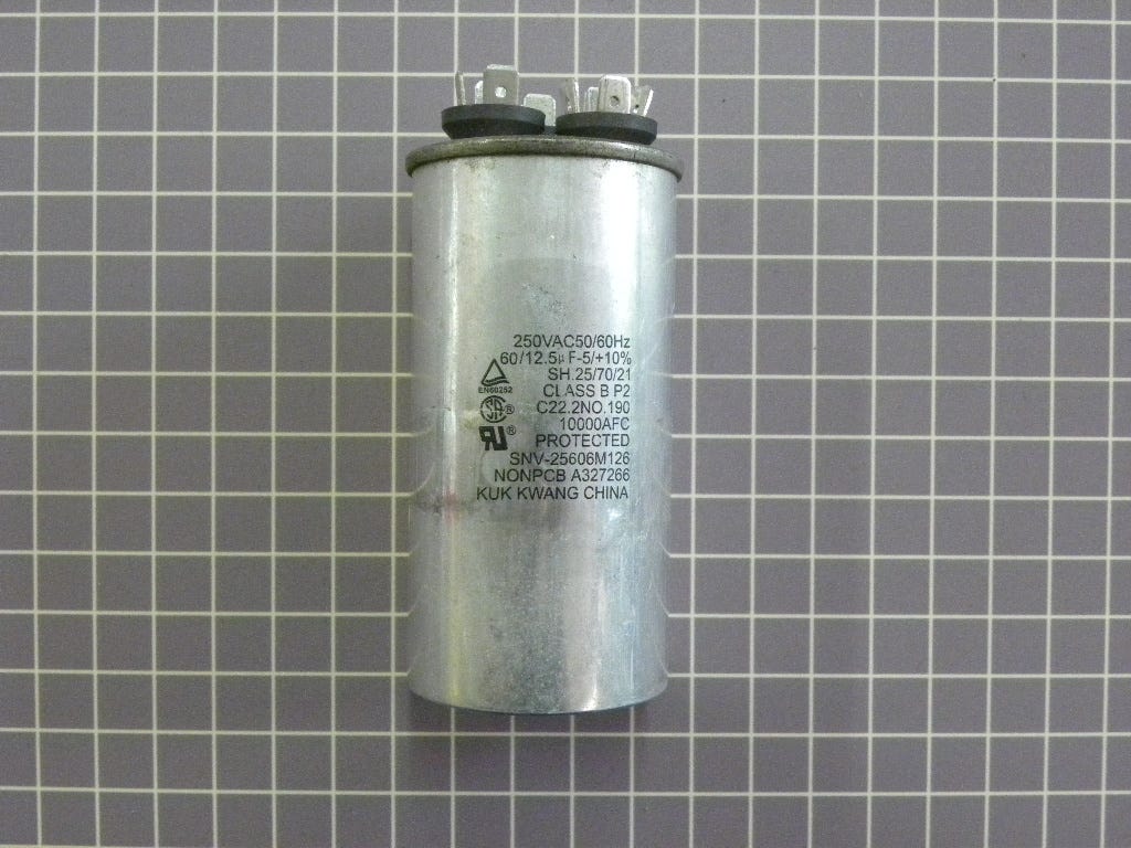 Capacitor (60/12.5uf -5/+10%) (50/60hz) 5304431545
