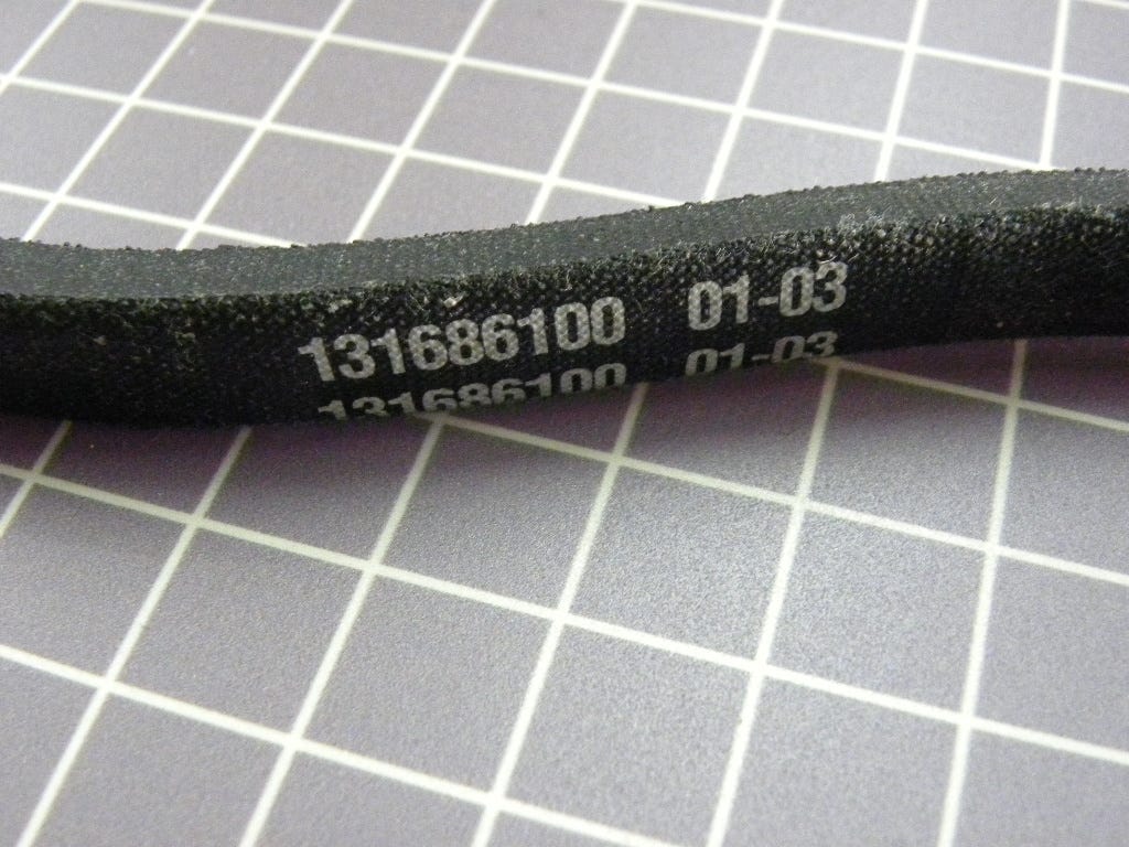 Electrolux Washer Belt 131686100